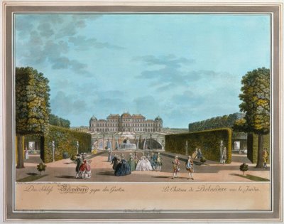 Vienna, Upper Belvedere / Schütz by Carl Schütz